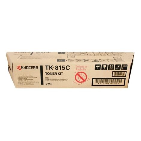 Toner Kyocera TK-815C, azurová (cyan), originál