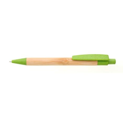 Bambusové pero BORGO STRAW světle zelené