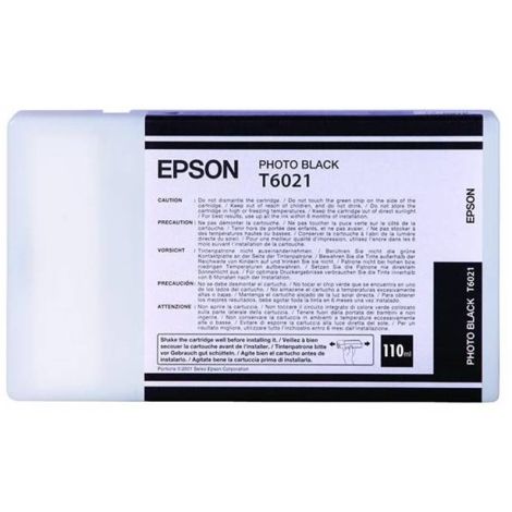 Cartridge Epson T6021, foto černá (photo black), originál