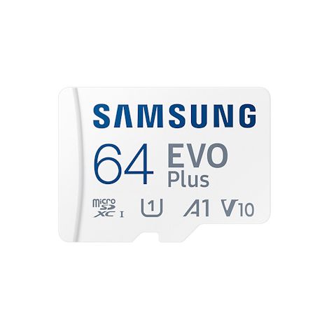 Samsung EVO Plus/micro SDXC/64GB/130MBps/UHS-I U1 / Class 10/+ Adaptér MB-MC64KA/EU