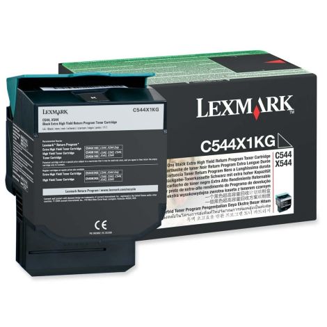 Toner Lexmark C544X1KG (C544, X544, X546), černá (black), originál