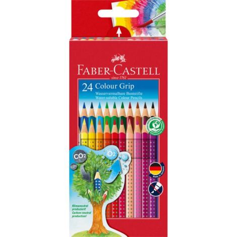 Barvičky akvarelové Faber Castell Color Grip 24ks barevné