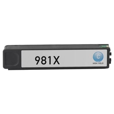 Cartridge HP 981X, L0R09A, azurová (cyan), alternativní
