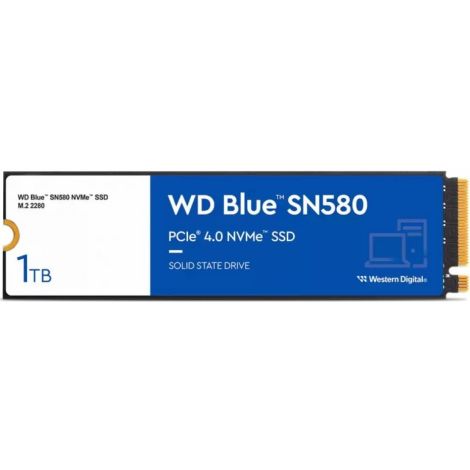 WD Blue SN580/1TB/SSD/M.2 NVMe/5R WDS100T3B0E