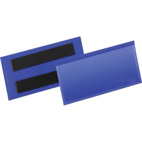 Magnetická kapsa na dokumenty 100x38mm 50ks modrá