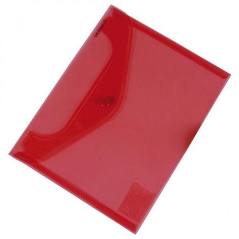 Plastový obal C5 s drukem DONAU červený