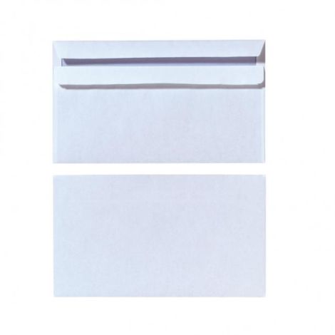 Poštovní obálky DL Herlitz samolepící s vnitřním potiskem, bílé, 100 ks