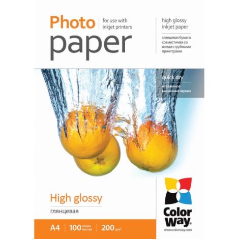 Fotopapír - A4 / 200g - lesklý, 100 ks v balení