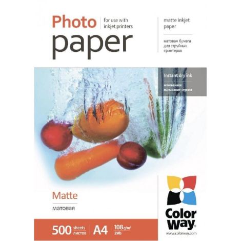 Fotopapír - A4 / 108g - matný, 500 ks v balení