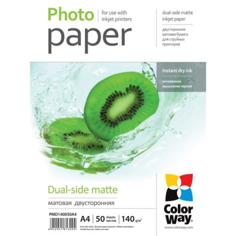 Fotopapír - A4 / 140g - oboustranný, matný, 50 ks v balení