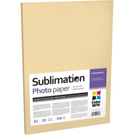 Fotopapír - A3 / 100g - sublimační, 50 ks v balení