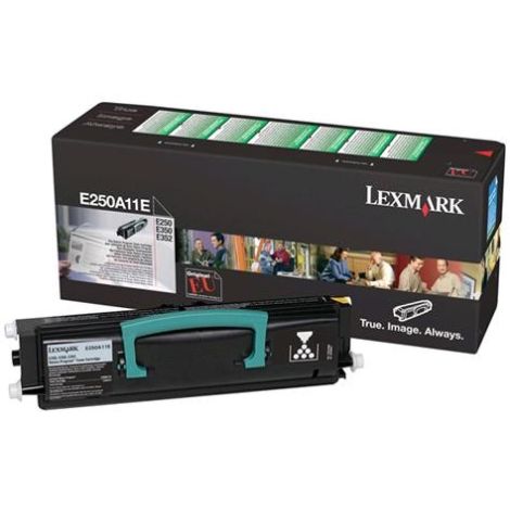 Toner Lexmark E250A11E (E250, E350, E352), černá (black), originál