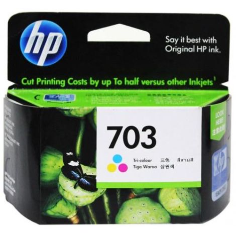 Cartridge HP 703 (CD888AE), barevná (tricolor), originál