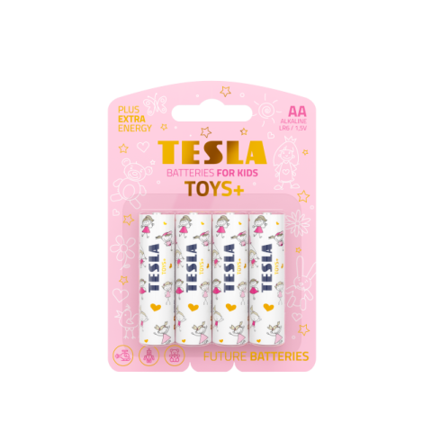 TESLA - baterie AA TOYS GIRL, 4ks, LR06 11060421