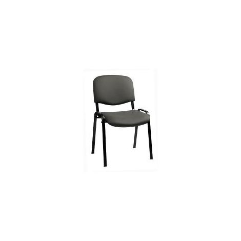 Konferenční židle ISO N šedá D5, kostra černá