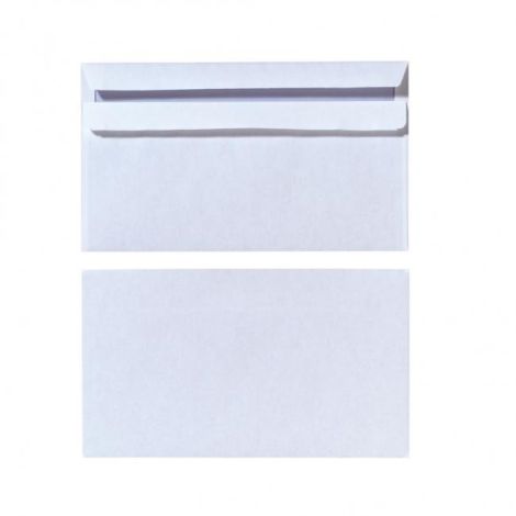Poštovní obálky DL Herlitz samolepící s vnitřním potiskem, bílé, 25 ks