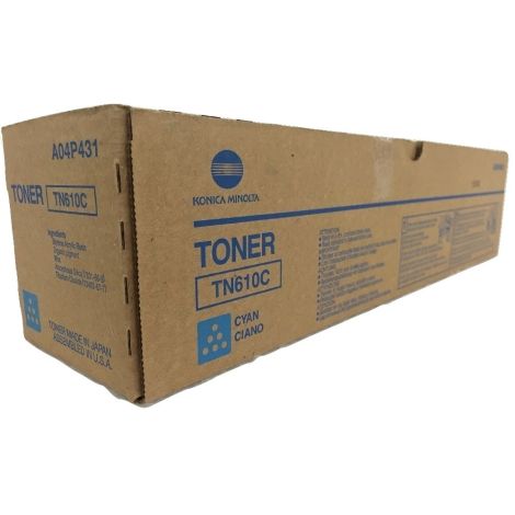 Toner Konica Minolta TN610C, A04P450, azurová (cyan), originál