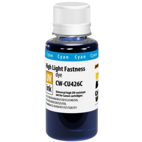 Inkoust pro kazetu Canon CL-41C, dye, odolný voči UV, azurová (cyan)