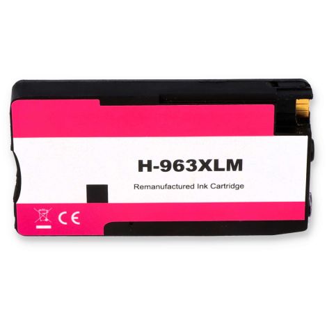 Cartridge HP 963 XL, 3JA28AE, purpurová (magenta), alternativní