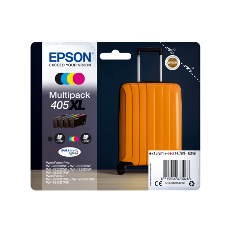 Cartridge Epson 405XL, T05H6, C13T05H64010, multipack, originál