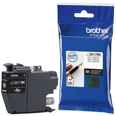 Cartridge Brother LC3617BK, černá (black), originál
