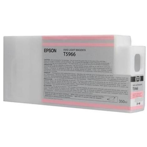 Cartridge Epson T5966, světlá purpurová (light magenta), originál
