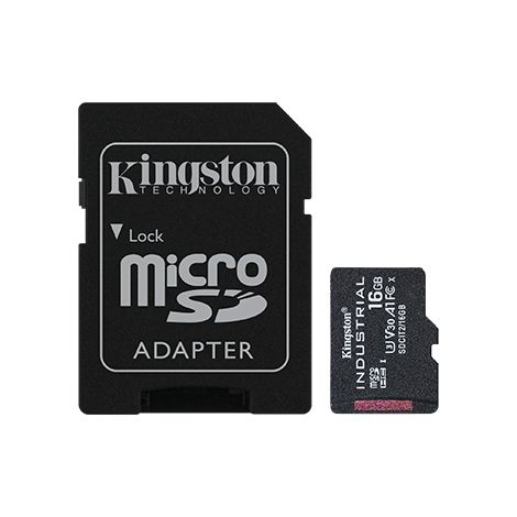 Kingston Industrial/micro SDHC/16GB/100MBps/UHS-I U3 / Class 10/+ Adaptér SDCIT2/16GB