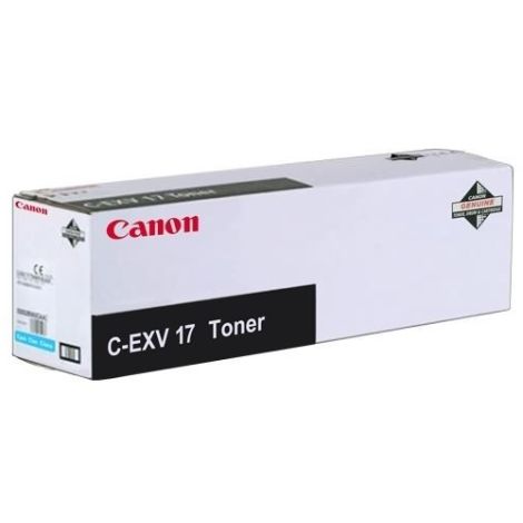 Toner Canon C-EXV17, azurová (cyan), originál