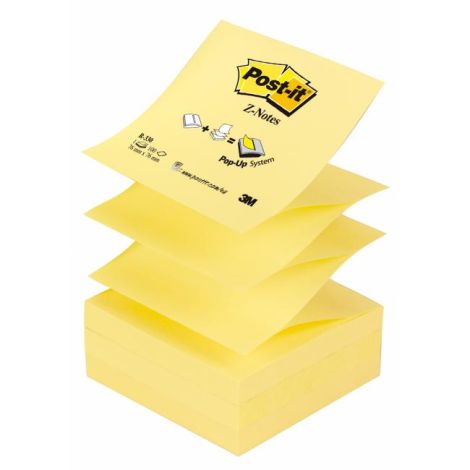 Z-bloček Post-it 76x76 žlutý 100 lístků