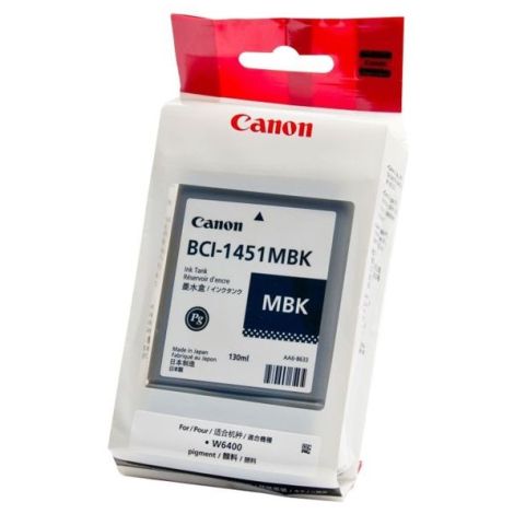 Cartridge Canon BCI-1451MBK, matná černá (matte black), originál