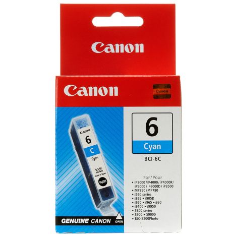 Cartridge Canon BCI-6C, azurová (cyan), originál