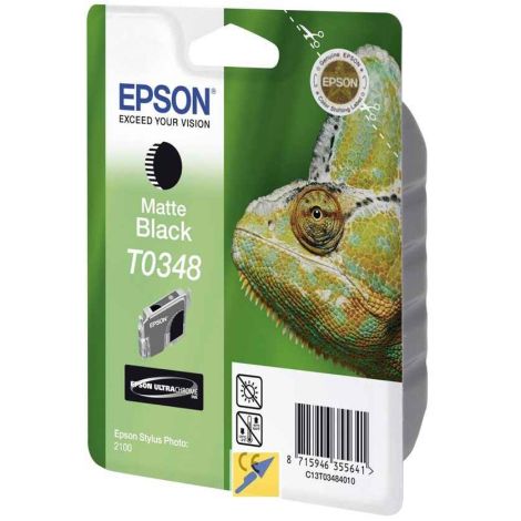 Cartridge Epson T0348, matná černá (matte black), originál
