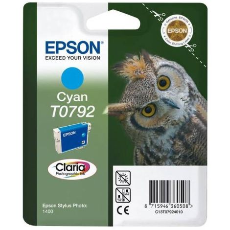 Cartridge Epson T0792, azurová (cyan), originál