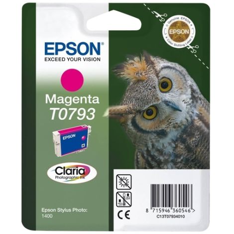 Cartridge Epson T0793, purpurová (magenta), originál