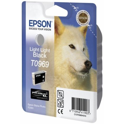 Cartridge Epson T0969, světlá černá (light black), originál