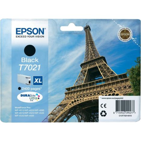 Cartridge Epson T7021, černá (black), originál