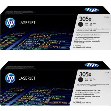 Toner HP CE410XD (305X), dvojbalení, černá (black), originál