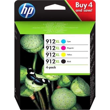 Cartridge HP 912 XL, 3YP34AE, CMYK, čtyřbalení, multipack, originál