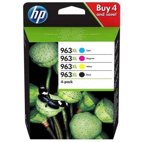 Cartridge HP 963 XL, 3YP35AE, CMYK, čtyřbalení, multipack, originál