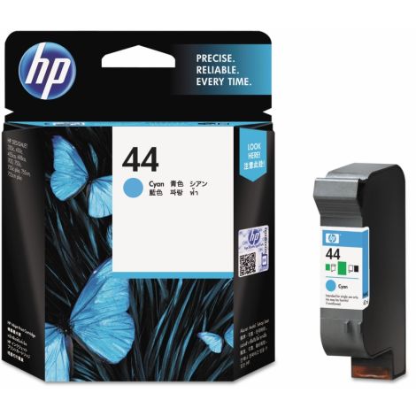 Cartridge HP 44 (51644C), azurová (cyan), originál
