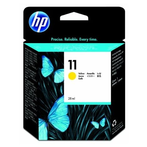 Cartridge HP 11 (C4838AE), žlutá (yellow), originál
