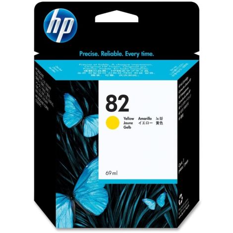 Cartridge HP 82 XL (C4913A), žlutá (yellow), originál