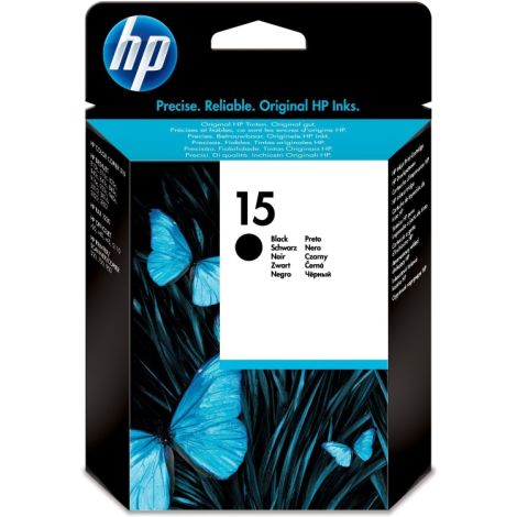 Cartridge HP 15 (C6615NE), černá (black), originál