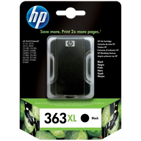 Cartridge HP 363 XL (C8719EE), černá (black), originál