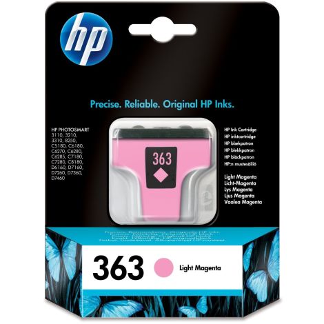 Cartridge HP 363 (C8775EE), světlá purpurová (light magenta), originál