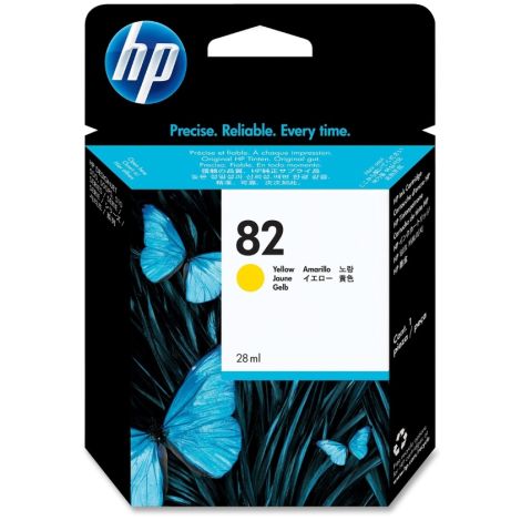 Cartridge HP 82 (CH568A), žlutá (yellow), originál