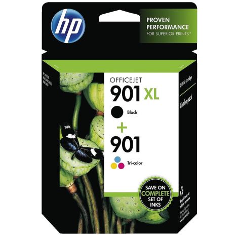 Cartridge HP 901 (SD519AE) černá, barevná, dvojbalení, multipack, originál