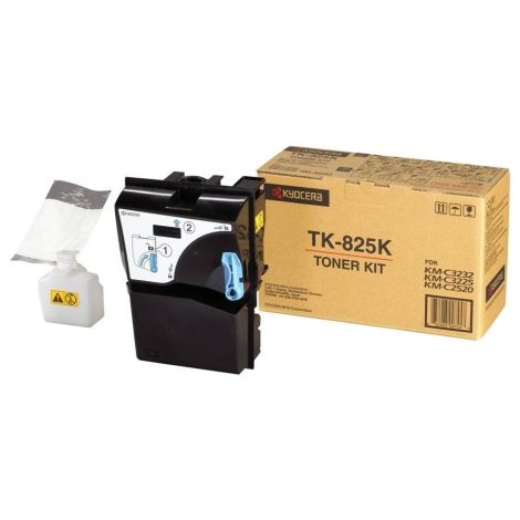 Toner Kyocera TK-825K, černá (black), originál