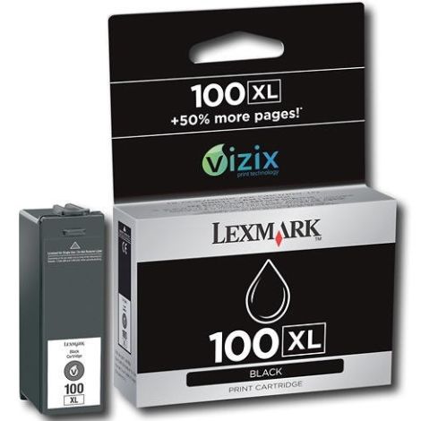 Cartridge Lexmark 14N1068E no. 100 XL, černá (black), originál