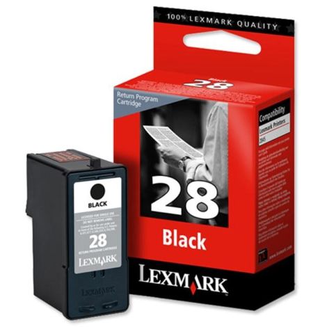 Cartridge Lexmark 18C1428E no. 28, černá (black), originál